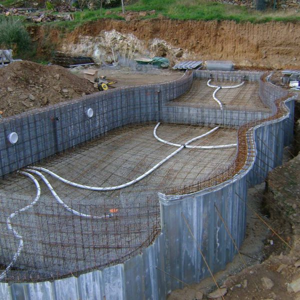 piscines béton corse