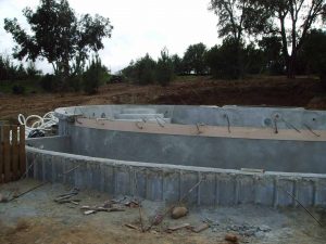 piscines béton corse