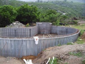 piscines béton corse